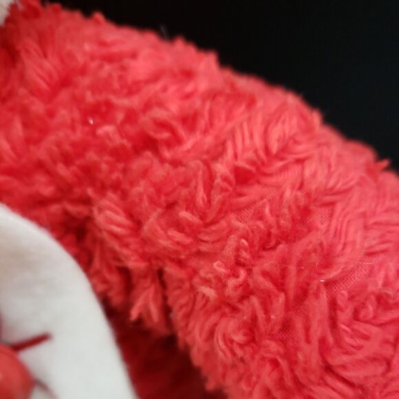 Musical Hallmark Christmas Plush Decor Teddy Bear Plays Jingle Bells Red Cream - Picture 7 of 16